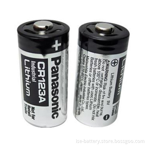 Panasonic Cr123A Lithium Battery (for flashlights or LED lights)